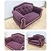 RUYICZB Dog Sofas and Chairs for Small Pet, Pet Sofa Bed with Wooden Frame and Soft Fabric, Upholstered Dog Bed, Cat Sofa Chair for Small Indoor Cats Animal Using