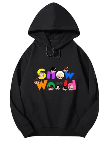 [WMSZDNB] SnowMan �X�m�[�}�� �p�[�J�[ �����Y ���� �v���I�[�o�[�y���{����̔����z�X�E�F�b�g�V���c �|�P�b�g�t�� �g�b�v�X �㒅 �g���[�i�[ ���f�C�[�X �t�H�~ ������� 3XL
