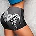 Pevtufa Monochrome Leopard Horse Print Workout Shorts for Women Seamless Soft Smooth Gym Yoga Scrunch Active Shorts