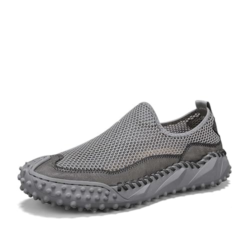 Men's Casual Walking Shoes Summer Mesh Breathable Hiking Business Work Outdoor Casual Sneakers Comfortable Non-Slip Driving Loafers