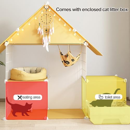 Villa pour chats multi-niveaux résolvant le manque d'espace de vos félins