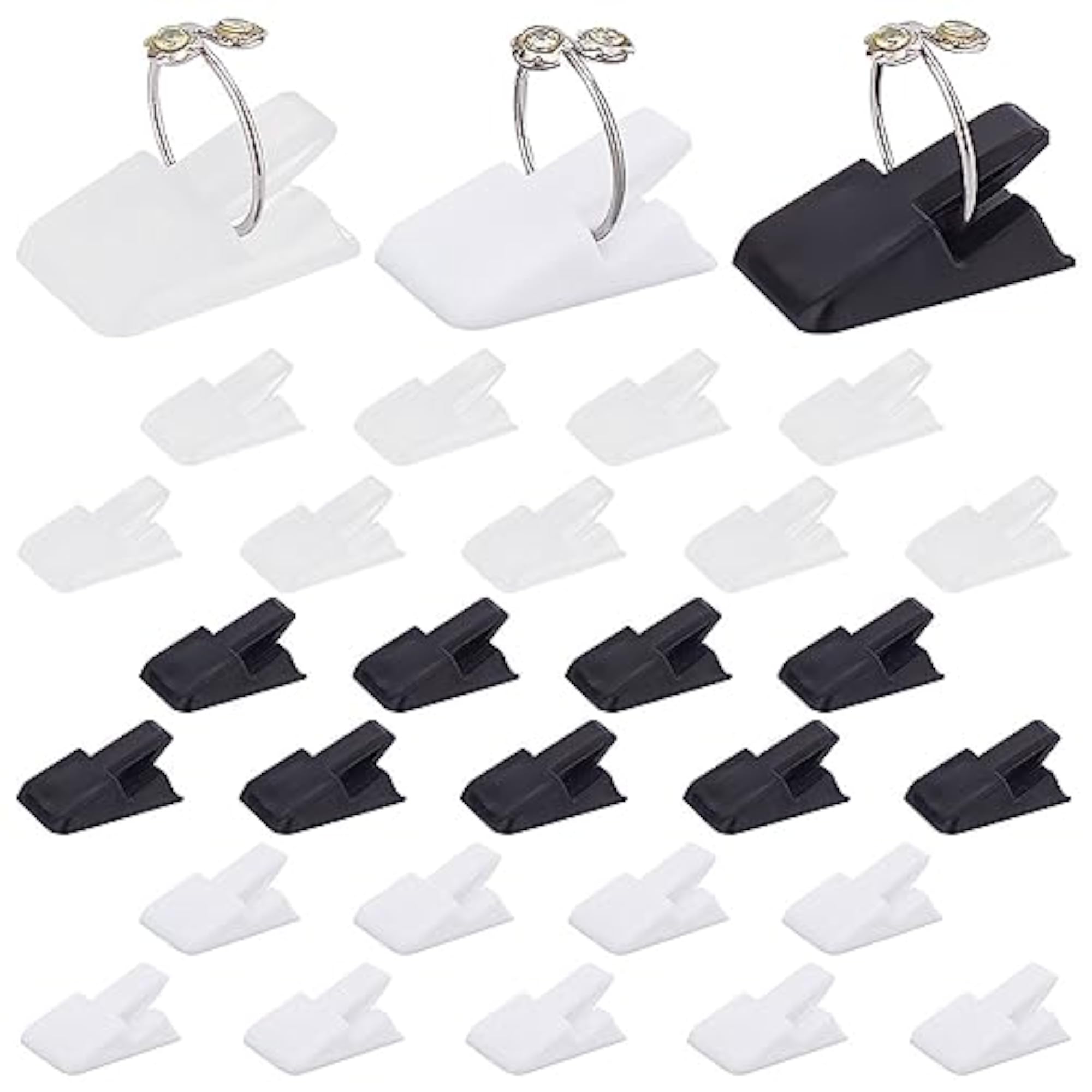 30pcs Ring Organizer for Jewelry, Acrylic Stand