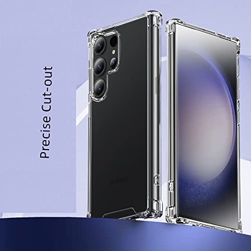 Totill Compatible With Samsung Galaxy S23 Ultra Case, Crystal Clear S23 Ultra Phone Cover, Soft TPU Protective funda, [Shockproof] Ultra [thin Slim Fit], Smartphone Case For Galaxy S23 Phone Hülle - Image 5