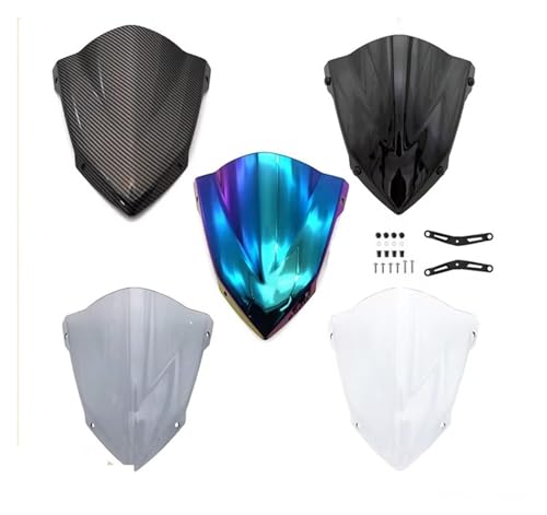 Pare-brise MT03 MT25 anti-turbulence visière de protection avec support