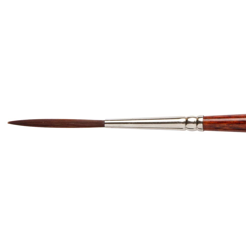 Pro-Arte Beige Pro Arte : Acrylix Rigger Synthetic Acrylic / Oil Brush Series 203 Short Handled Size 3