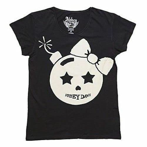 Abbey Dawn Timebomb Oversized Women Black T Shirt Cover