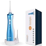 ★【18 Monate Garantie】Von der FDA FLGB FCC CE genehmigt, ist dieser Wasser Flosser sicher und hat gute Qualität. Der munddusche wird durch eine beschränkte 18-monatige Garantie gedeckt, und wir garantieren Rückerstattung / Ersatz. Völlig sorgenfrei von Ihrem Kauf.