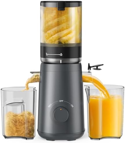 Juicer Machines, TUUMIIST Cold Press Juicer with 5.3