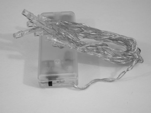 Preisvergleich Produktbild 10er LED - Kette Lichterkette batteriebetrieben warmweiss