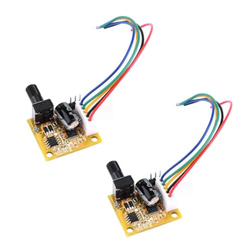 2pcs DC Brushless Motor Speed Regulator Speed Controller BLDC 3-Phase Motor Driver Speed Controller Motor Speed Regulator 5V-15V 15W