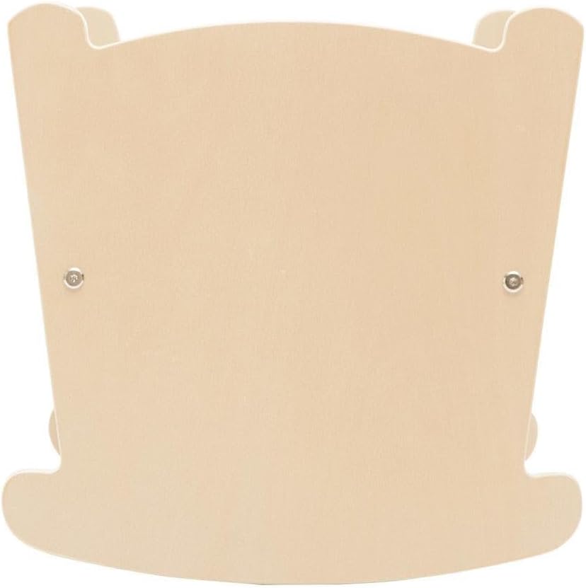 Kaplan Early Learning Wooden Doll Cradle with Pillow and Blanket for Role Playing, Bedding Styles May Vary