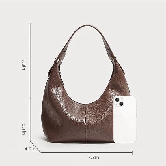 2026 Hobo Handbags, Vegan Leather Shoulder Bags for Women, Clutch Y2K Purse Handbags Tote Bag | Vegan Leather, Y2K Purse - Image 3