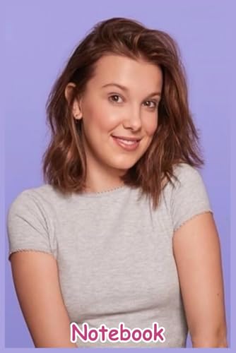 Bild: Millie Bobby Brown Journal: 6x9 Inch Notebook ? Glossy Cover, 110 Lined Pages fr 8,65 EUR (-22%) statt 15,99 EUR bei amazon.de
