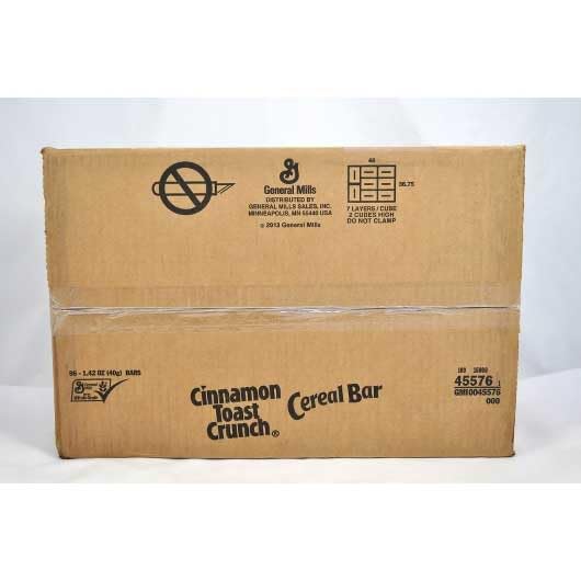 Cinnamon Toast Crunch Cereal Bar, 1.42 Ounce - 96 per case.