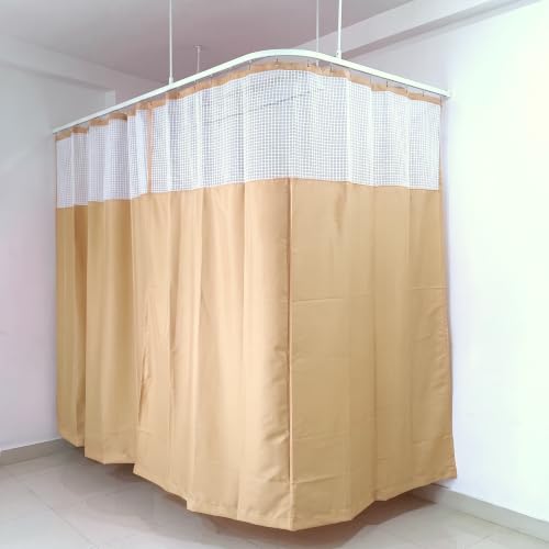 Image of RJO Hospital Curtains Beige Zigzag W-8 x L-7 FT