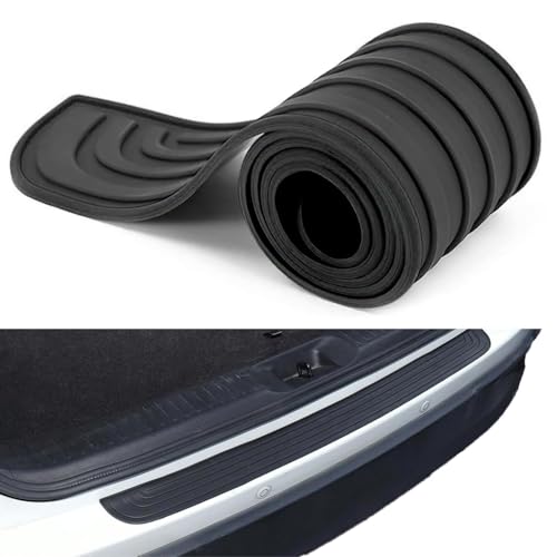 HUYIYUAN Adesivo per Bagagliaio per Citroen C4 III/3 Hatchback 2020-2024, Protezione paraurti in Gomma per Il Bagagliaio AntiGraffio e antiabrasione Autoadesivo