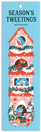 Galison Season's Tweetings – Paper Bookmark Featuring Christmas Bird Artwork for Reading Enthusiasts image 3