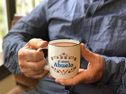 Triple Gifffted Abuelo Gifts In Spanish For Christmas, Fathers Day, Navidad, Birthday, El Mejor Abuelo Coffee Mug, World's Best Grandpa, Grandparents, Regalo Dia Del Padre, Latino Taza Abuelos #TOP3