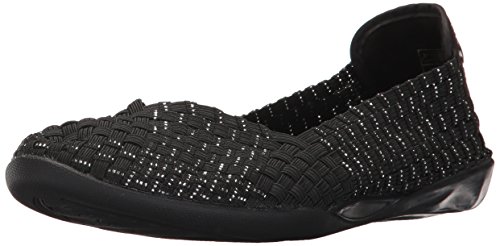 Image of Bernie Mev Catwalk Women's Stretch Woven Slip On Flat Shoes for Women