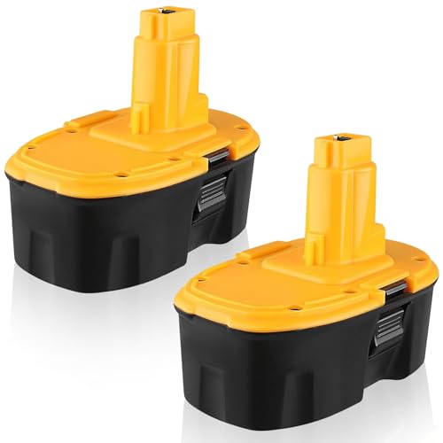 2PACK 6.0Ah/6000mAh Ni-Mh Replacement for Dewalt Battery 18V DC9096 DE9098 DE9095 DW9095 DE9039 DE9096 for Dewalt 18V Battery DW9096 DW9098 388683-12 651034-01