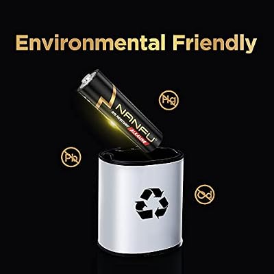 NANFU AAA 20 Alkaline Batteries...