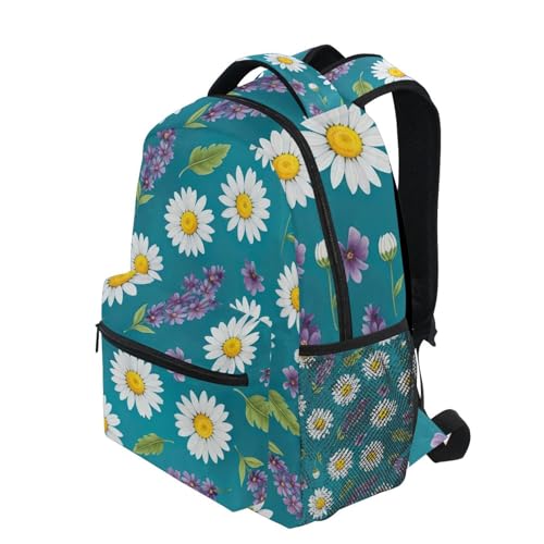 Printed Elementary School Backpack for Boys Girls, Lightweight Kids Travel Bag, Back to School Essentials, 16 in3