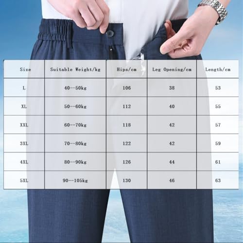 Caloset Elderstride Men's Super Stretch Loose Fit Pants, Elastic Waistband Wicks Sweat Quickly to Keep You Dry2