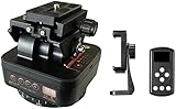  Cabezal de trípode panorámico motorizado con velocidad variable, tiempo y dirección, perfecto para cámaras DSLR Smartphone Timelapse Rotator