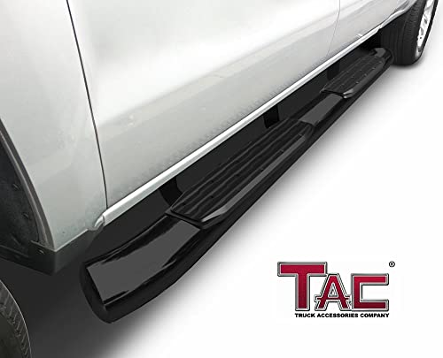 Estribos laterales ovalados TAC 5" para Toyota Tacoma Doble Cabina 2005-2023 miniatura 2