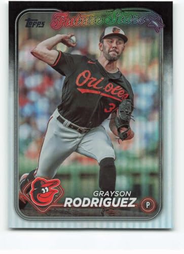 2024 Topps Rainbow Foil #111 Grayson Rodriguez Future Stars Baltimore Orioles MLB Baseball Trading Card