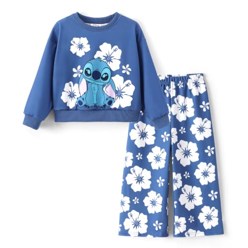 Image of Disney Outfits for Girls Long Sleeve Shirt Pocket Pant Toddler Sweatsuit