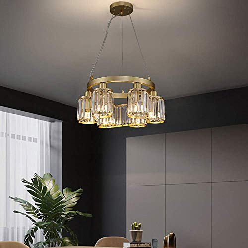Lampes suspendues d'intérieur en cristal à base E27 polyvalente - 4