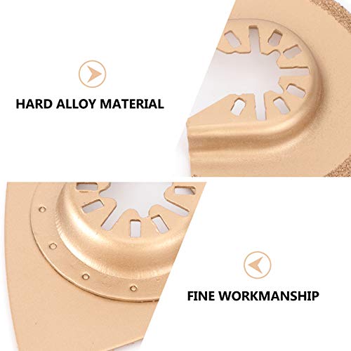 NICEXMAS 2 PeÃ§as de LÃ¢minas Oscilantes de Carboneto de MÃºltiplas Ferramentas de SubstituiÃ§Ã£o de