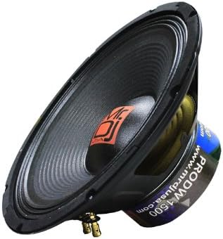 Mr. Dj PRODW-1500 Altavoz 12 Pulgadas 1200W Woofer 400W Pico miniatura 3