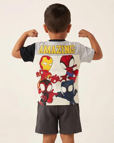 Image of Marvel Boys' T-shirt and Shorts Set