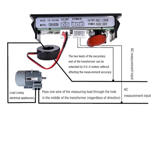 Ampèremètre AC numérique compact pour éviter la surcharge de tableau électrique PDM - 3