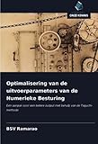  Optimalisering van de uitvoerparameters van de Numerieke Besturing: Een aanpak voor een betere output met behulp van de Taguchi-methode