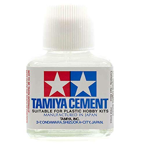 TAMIYA CEMENT (40ML) für Modellbau - Adhäsiv für Plastikmodelle