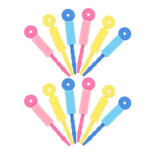 Ipetboom 30Pcs Flexible Sponge Hair Rollers for Curls Soft Hair Curling Rods for Short Long Hair Versatile Hair Styling Tools for Medium Hair Heatless Curlers for All Occasions