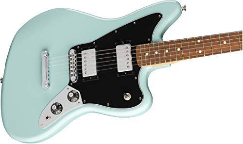 Fender Fender Player Jaguar HH Daphne Édition limitée Bleu - Les Beatles, Paul McCartney, John Lennon, RIngo Starr, George Harrison Fender Fender Player Jaguar HH Daphne Édition limitée Bleu – Image 4