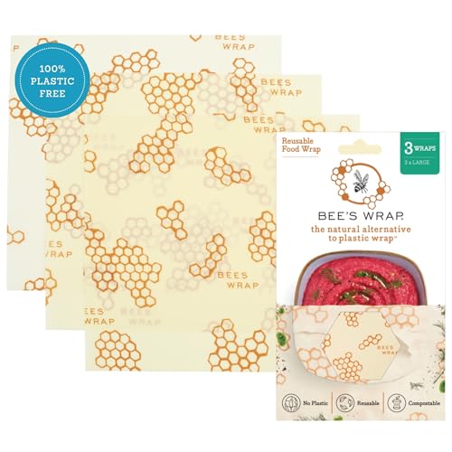 Bee's Wrap Beeswax Food Wraps - Large 3 Pack