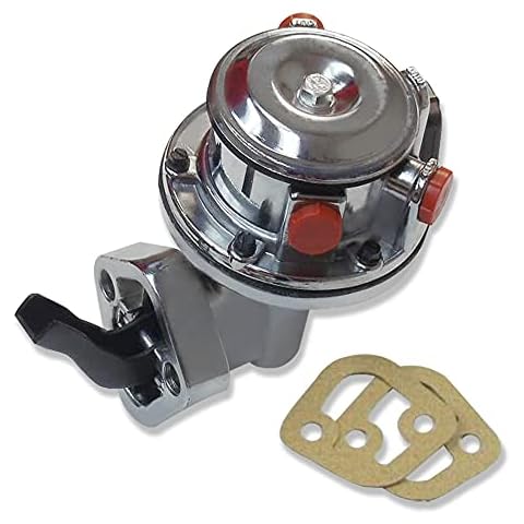 DEMOTOR PERFORMANCE High Volume Chrome V8 396-454 Mechanical Fuel Pump for BBC BIG BLOCK Chevy Cover