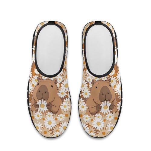 JoyLamoria House Animal Print Shoes for Women Indoor Outdoor Loafer Fashion Holiday