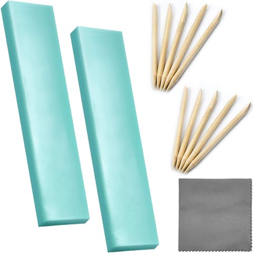 TICFROG 13 in 1 Watch Cleaning Putty Kit with 2PCS Watchmaking Cleaning Putty Watch Cleaner Clay 10PCS Willow Sticks and 18CM Cleaning Cloth for Wristwatch Wheel Pivot and Repair Tool
