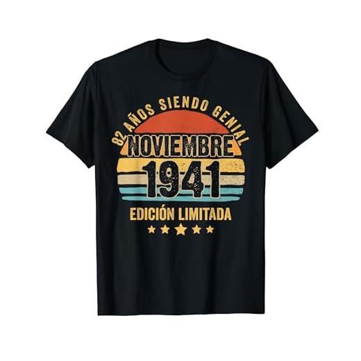 82 Años Cumpleaños Regalo Noviembre 1941 Noviembre 82 Años Camiseta