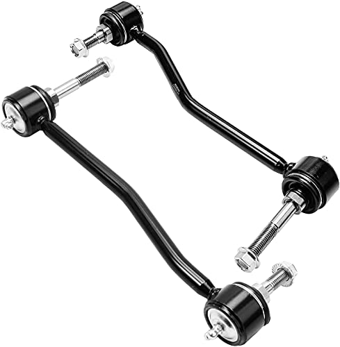 Image of Detroit Axle - 4WD Front Shocks Kit for 2000-2004 Ford F-250 F-350 F-450 F-550 Super Duty 2 Shock Absorbers Assembly 2 Sway Bar Links 2001 2002 2003 Replacement - 4pc Set