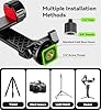 YZNT Support trépied universel pour téléphone portable 2 adaptateurs griffe filetage standard 6,35 mm rotation 360° pince téléphone inclinable 180° compatible iPhone