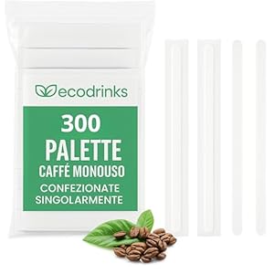 Ecodrinks 300 Einweg-Kaffeerührstäbchen