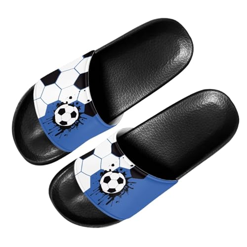 Image of Footwear for Mens Open Toe Athletic Sandals Anti-Slip Sole Slide Sandals Pillow House Flat Shoes Comfortable Slip On Slippers for Indoor & Outdoor