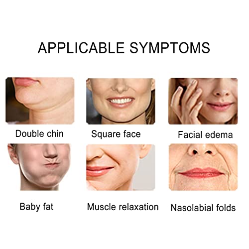 40 peças de fita adesiva para lifting facial à prova d'água elástica dupla queixo, reduz a pele, re